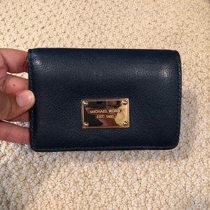 Michael Kors Navy Small Wallet